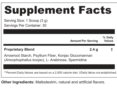 Supplement Facts for Mind Tapestry