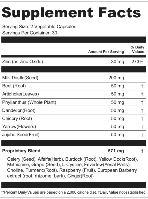 Supplement Facts for Sylvan Arc